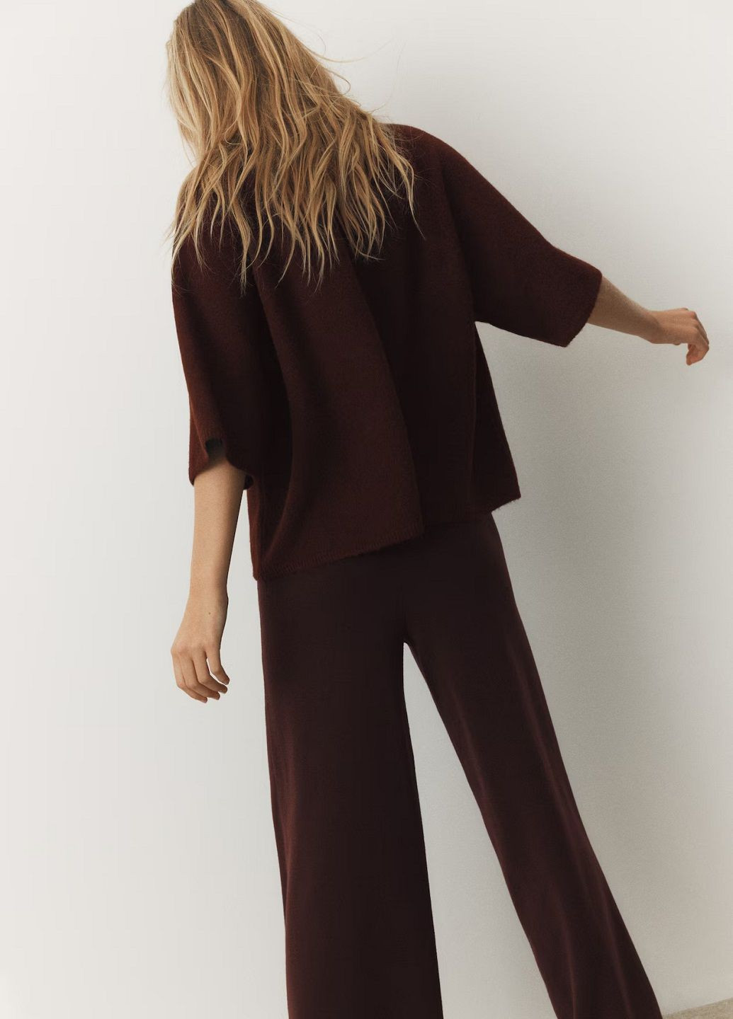 Бордовий демісезонний светр H&M