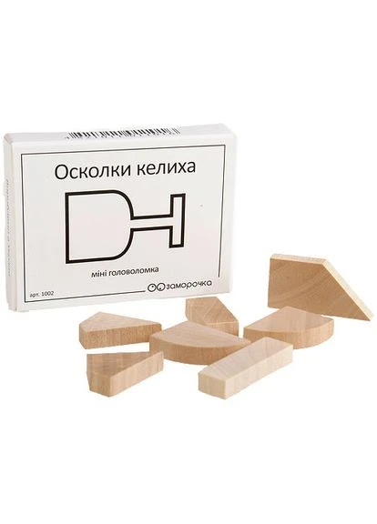 Міні головоломка Осколки келиха 5023 дерев'яна Заморочка (399251105)