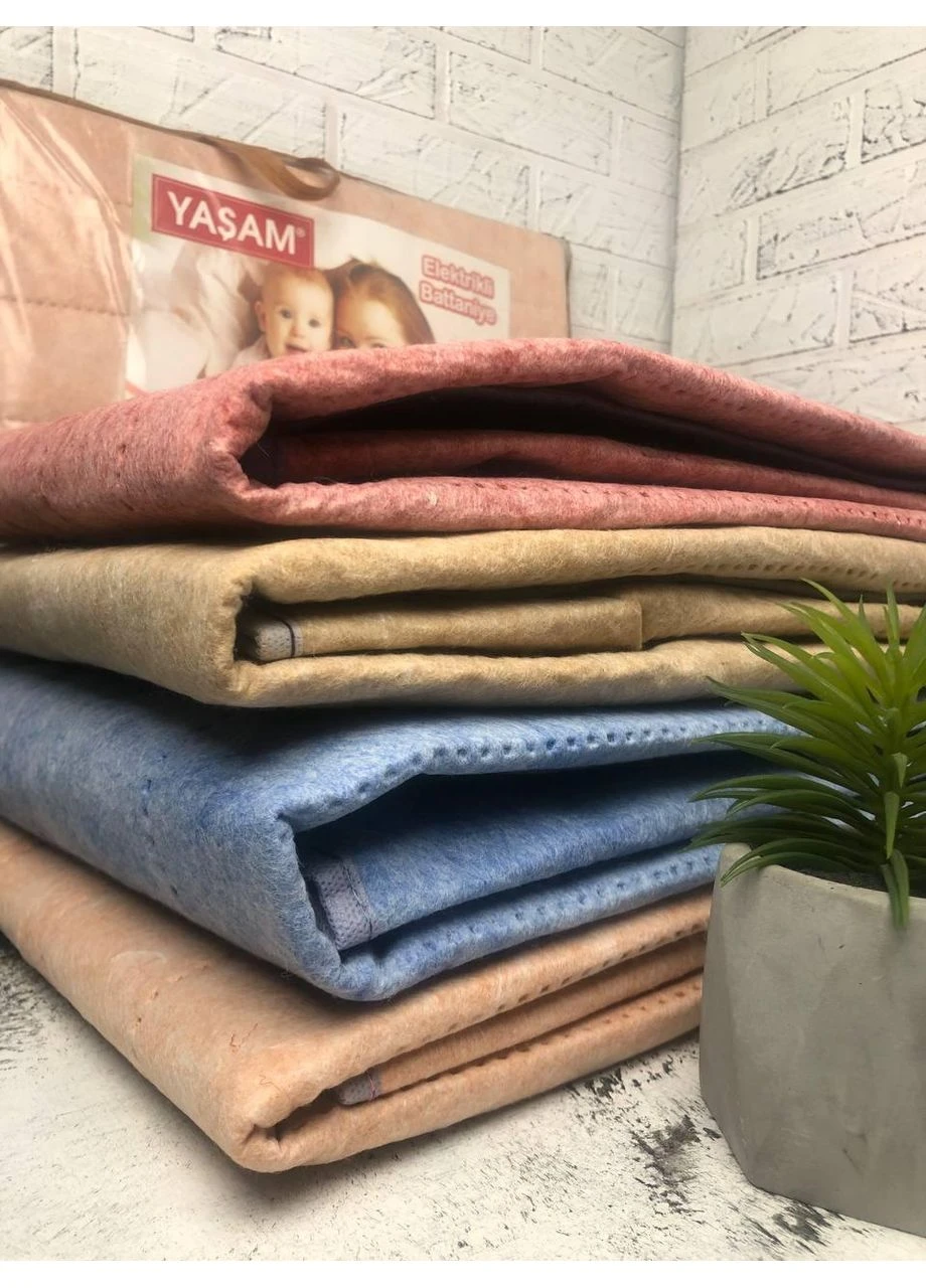 Электрическая простынь полуторная Yasam цвет персик 120х160 простыня с подогревом теплое одеяло Seli No Brand (392700271)