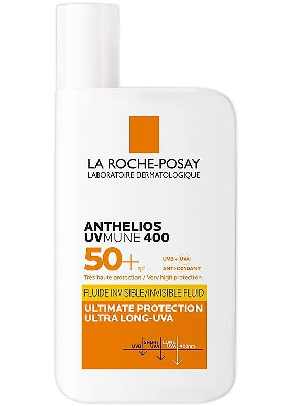 La Roche-Posay Легкий сонцезахисний флюїд без запаху, високий рівень захисту від UVB і дуже довгих UVA променів SPF50+ Anthelios UVmune 400 — Крем, Франція (379612433)