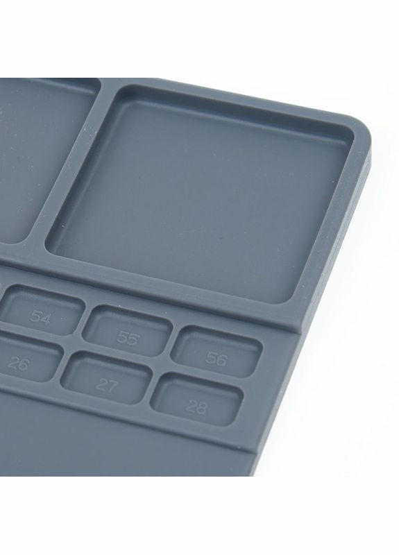 Мат силіконовий, термостійкий A-220 для ремонту техніки та розкладки запчастин (405x305мм) Сірий AIDA (322567190)