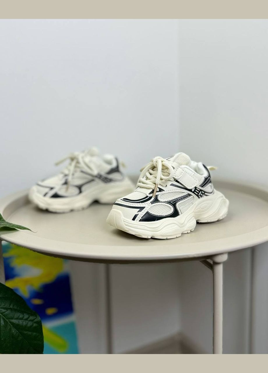 Білі дитячі кросівки білі 1329 No Brand