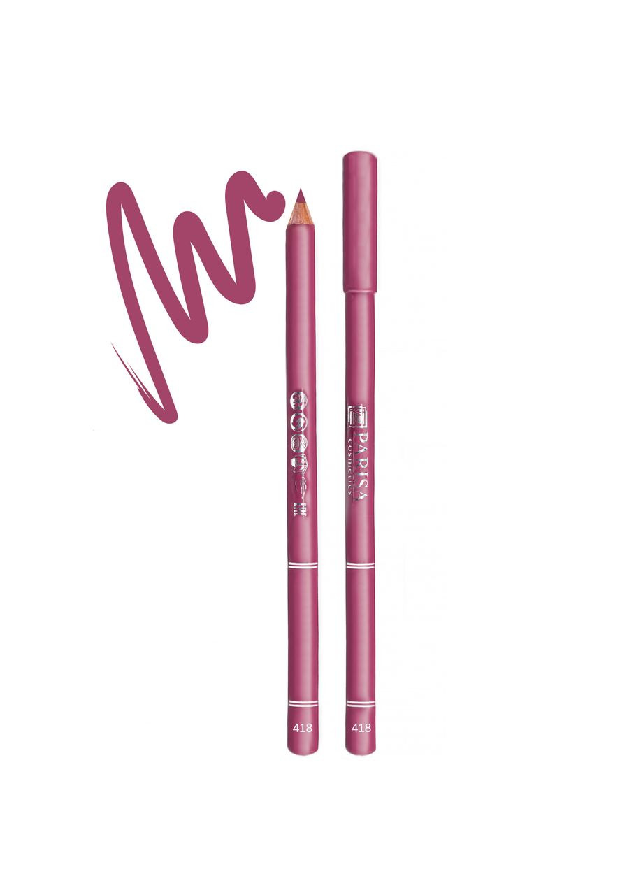 Олівець для губ Lip Professional Pencil № 418 Parisa Cosmetics (367985383)