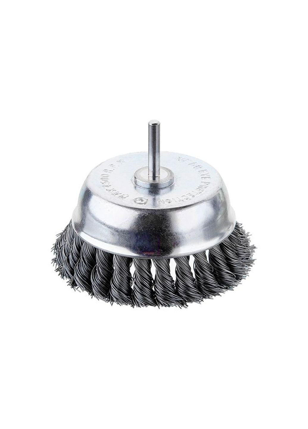 Корщитка торцевая 100 мм плетеная проволока для дерева, бетона и металла, стержень 6 мм Intertool (332205163)