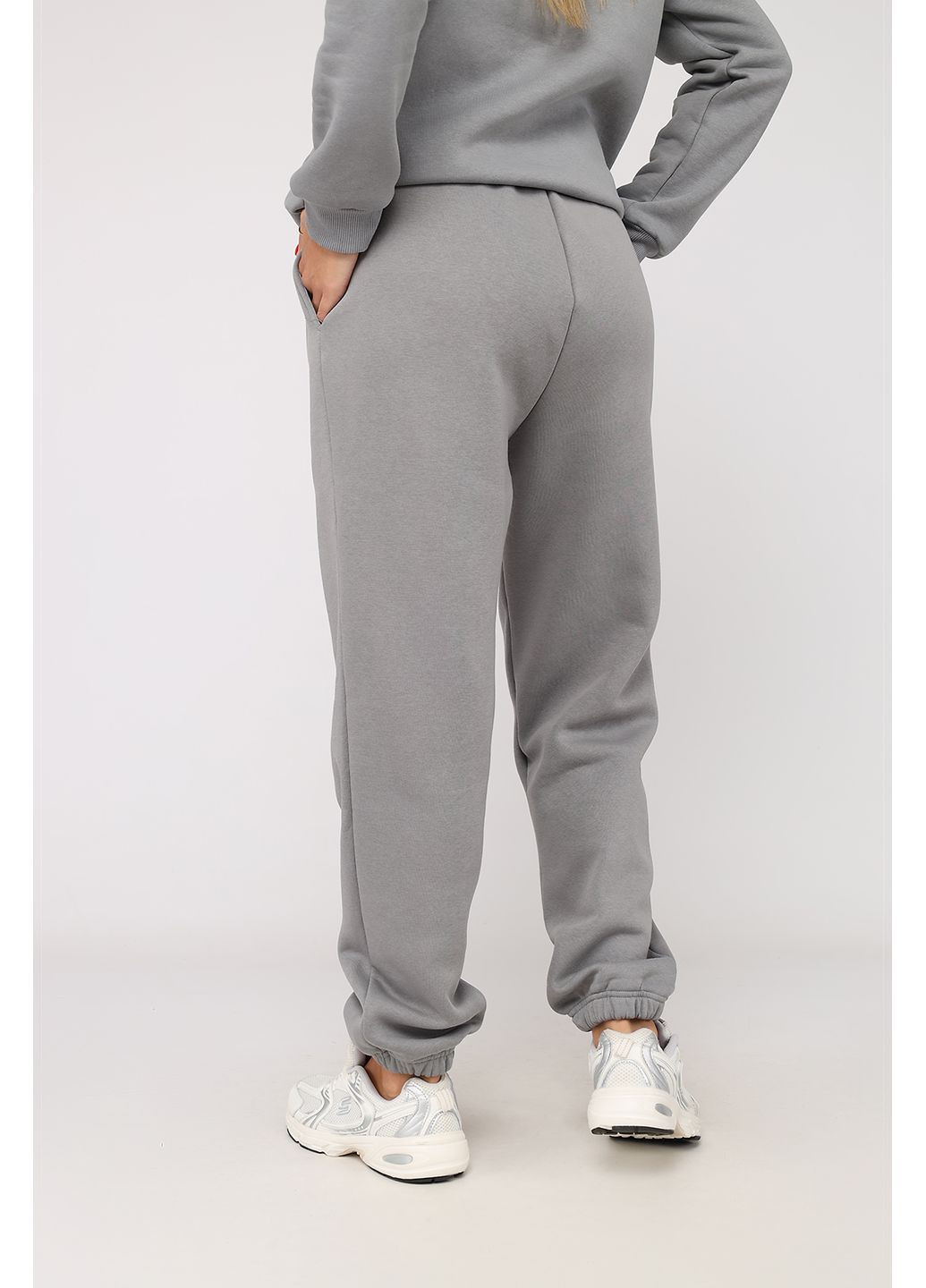 Серый свитшот женский цвет серый цб-00283112 Yuki (364262433)