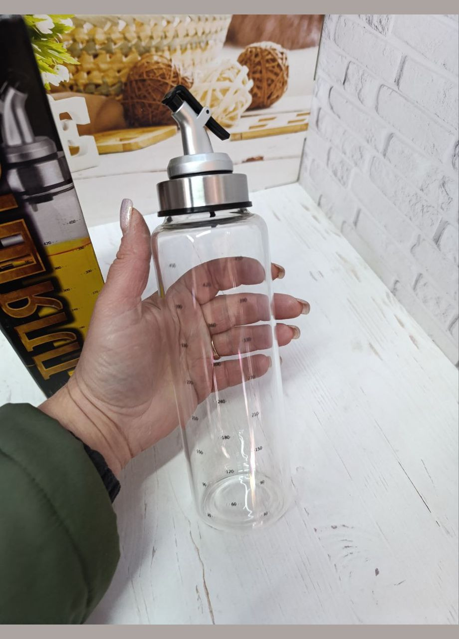 Пляшка для олії та оцту скляна 560 мл Прозорий (701-17-1) S&T (328317363)