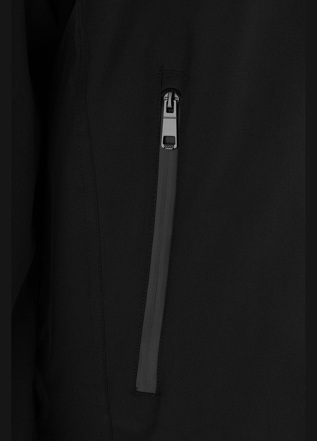 Черная демисезонная куртка мужская 8020 черный shop (2000990363961) No Brand