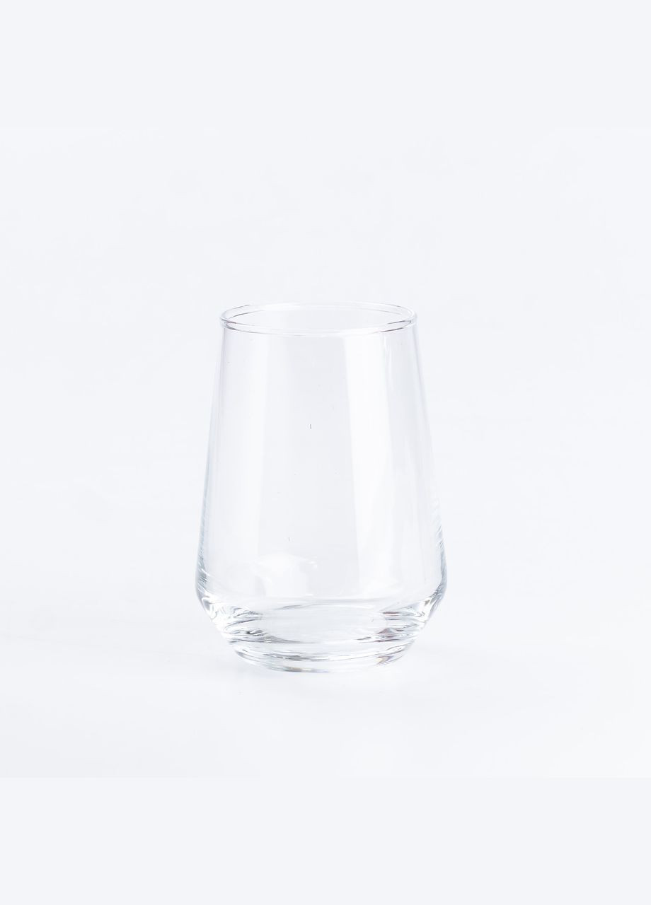 Набір склянок 6 штук по 390 мл скляний прозорий TS Kitchen (326066663)