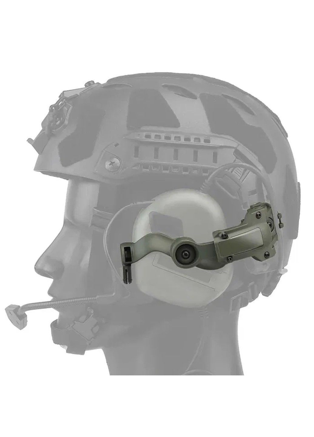 Универсальный адаптер для крепления активной гарнитуры на рельсы шлема OPS Core Песочный No Brand (331640412)