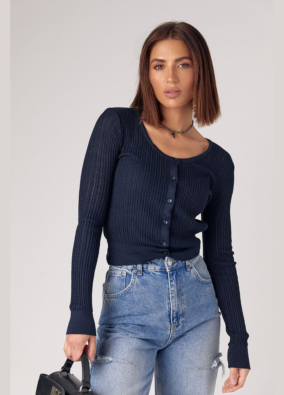 Жіночий ажурний кардиган на ґудзиках Lurex (297327536)