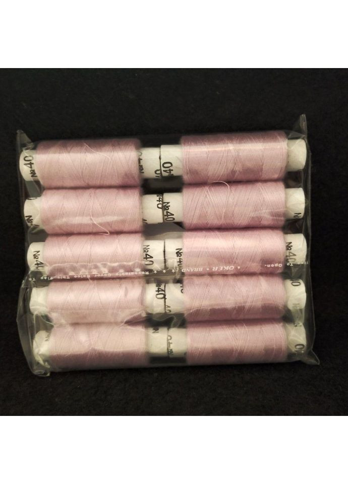 311 Нитки в котушках, для шиття 100% поліестер 40/2 (боб 200м) Plus-plus (354798823)