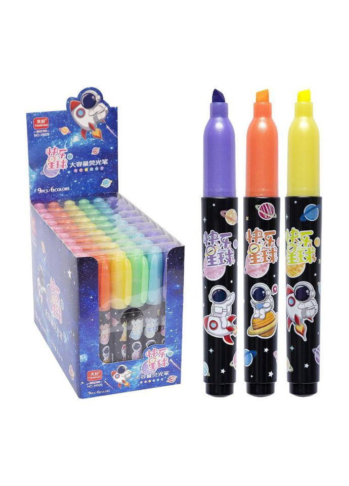 Набір фломастерів 6 кольорів "Космос" H609-6 Tianhao (371191808)