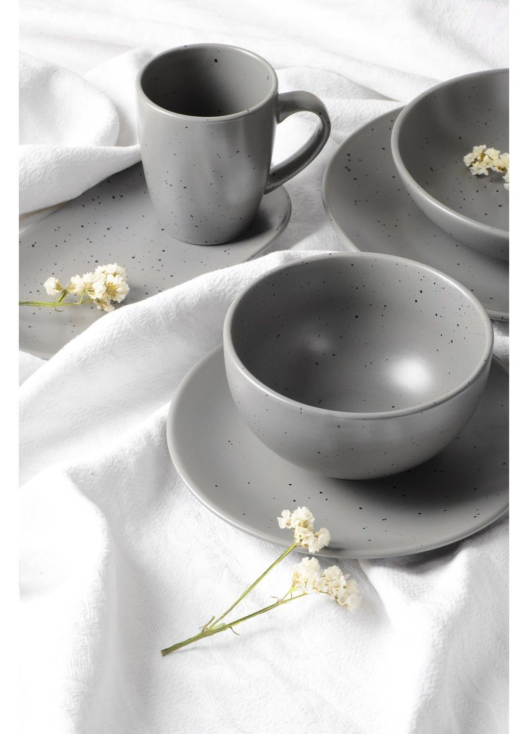 Тарелка SANDY GREY 26.5 см/обед. (ZH-7016-1) Limited Edition (365276353)