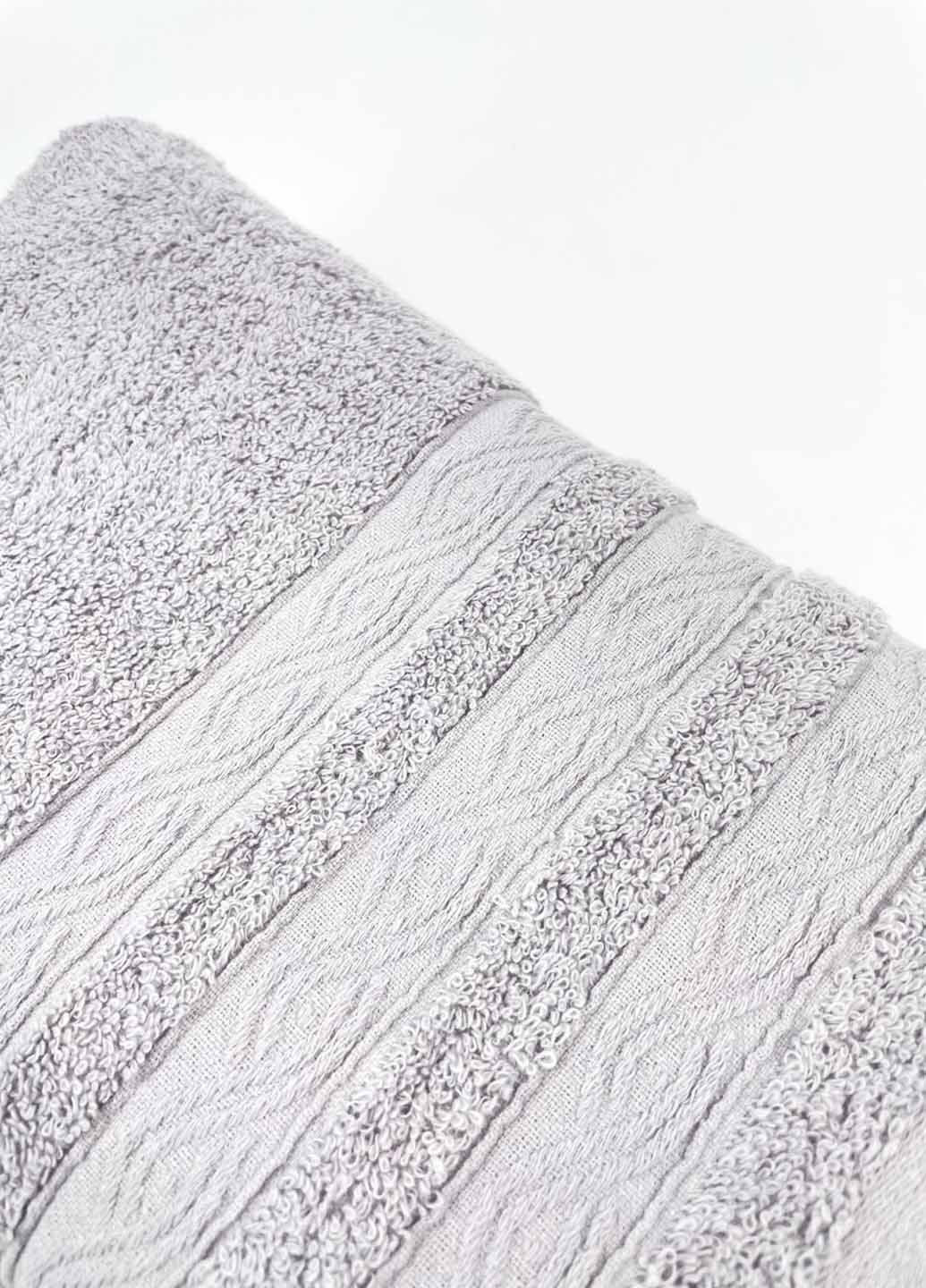 Homedec полотенце лицевое махровое 100х50 см абстрактный светло-серый производство - Турция