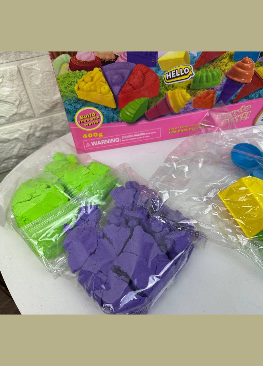 Дитячий набір пісок кінетичний Pepedo з формами торти Diy (331770989)