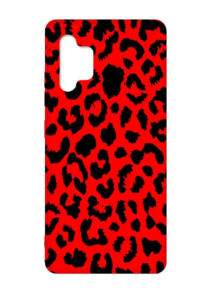 Матовий червоний чохол на Samsung Galaxy A32:: Леопардовий принт (принт 374) Creative (355394753)