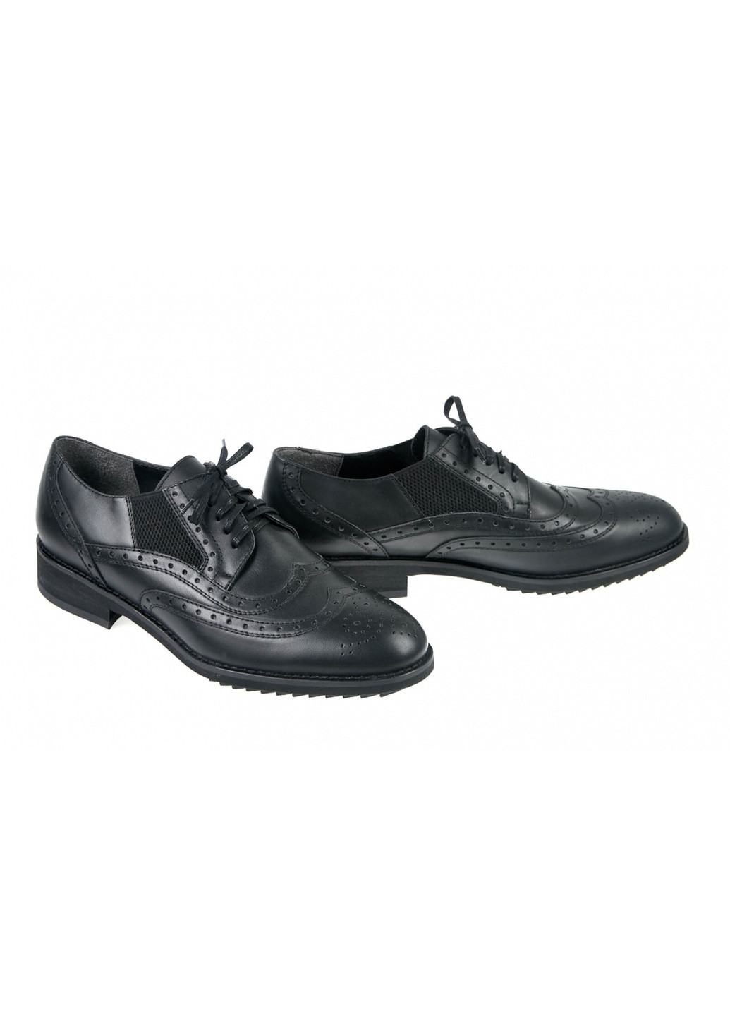 Черные туфлі 1051 Леомода