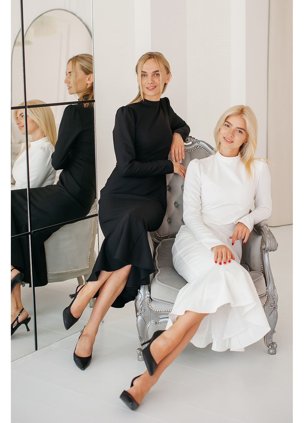 Айворі жіноча сукня serenité Lana Bryk однотонна