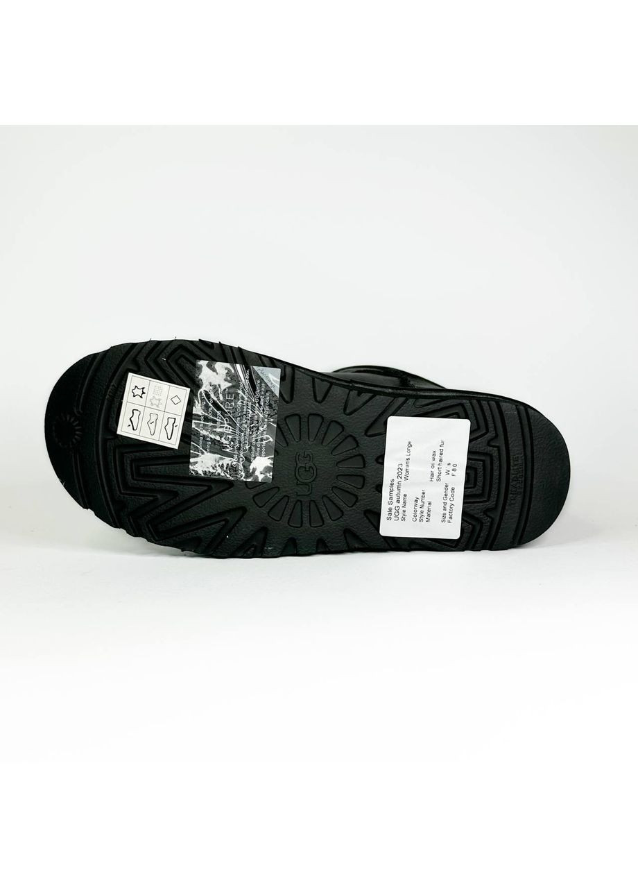 Уггі Жіночі UGG Ultra Mini Black (Шкіра) (366320725)