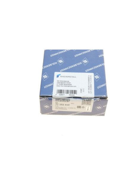 Вкладыши коренные VAG HL 0,25 1.9 TDI (пр-во KS) 77152610 Kolbenschmidt (366117417)