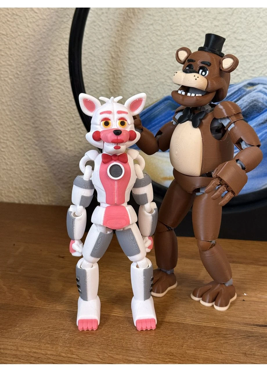 Фігурка Mangle (Toy Foxy) Фоксі FNAF 15 см — рухлива іграшка 5 ночей з Фредді No Brand (380393377)