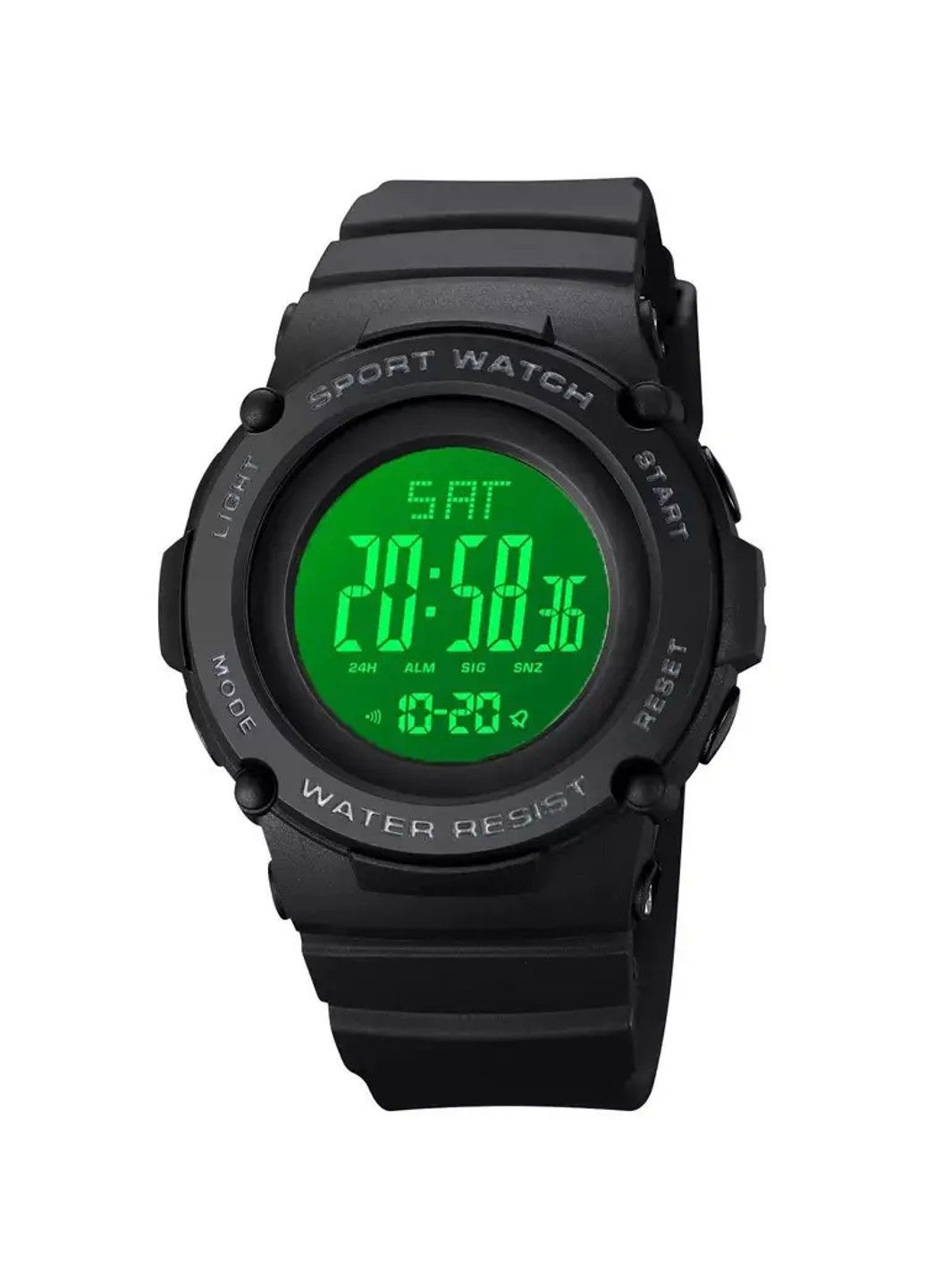 Спортивний наручний годинник 1957 (Чорний з білим циферблатом) Skmei (314483578)