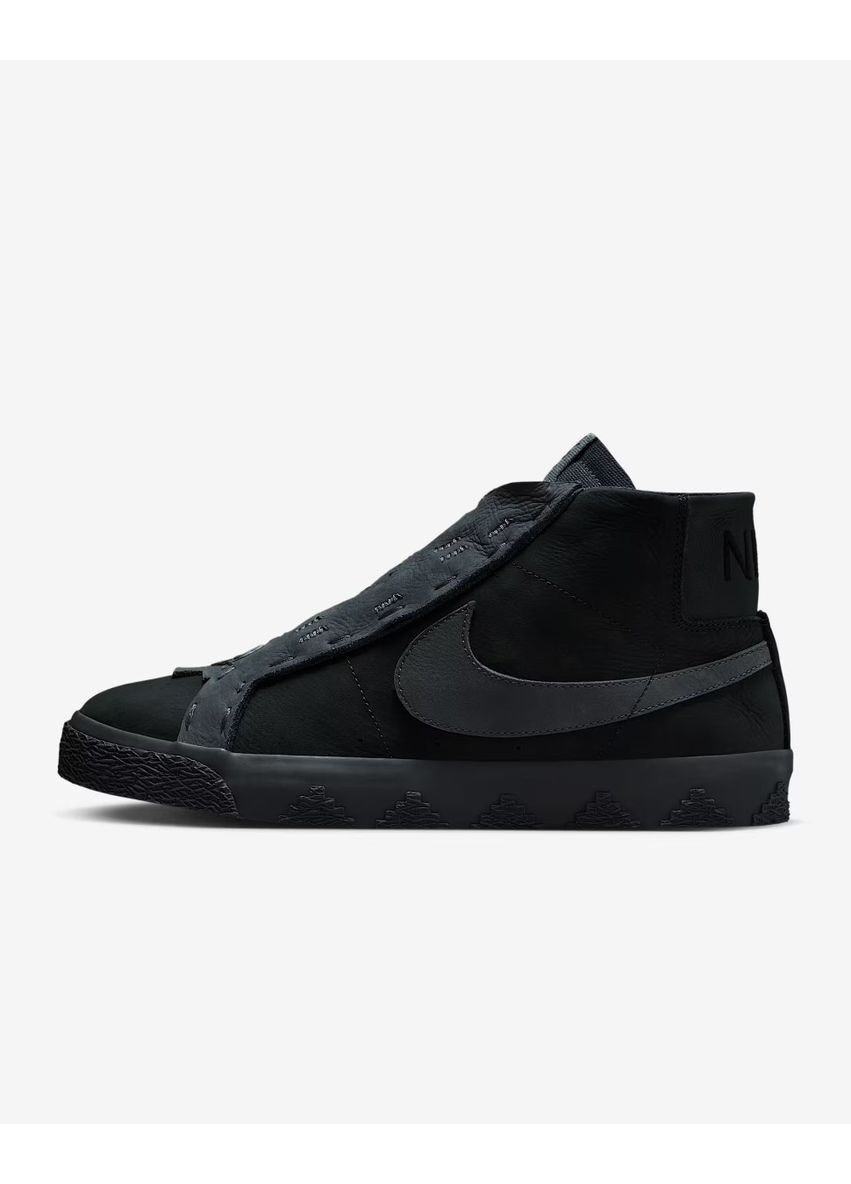 Черные демисезонные кроссовки zoom blazer mid Nike