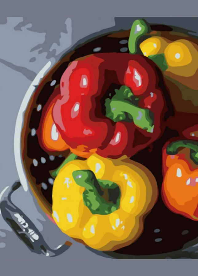 Картина за номерами Паприка 40х50 см GS767 ( ) Strateg (328945252)