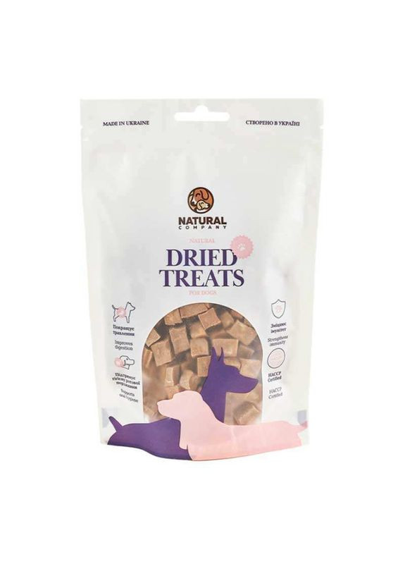 М'ясні кубики з качки для дресирування собак Ласощі сушені - 100 г Natural (327054179)