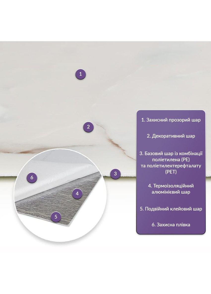 Самоклеюча стінова PET плитка 600х300х2мм SW-00001678 Sticker Wall (353968276)