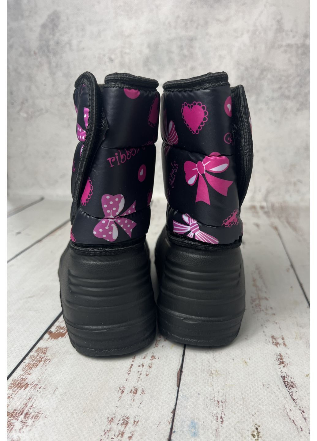 Чоботи дитячі для дівчинки EVA Чорний (628) Olimp (365578632)