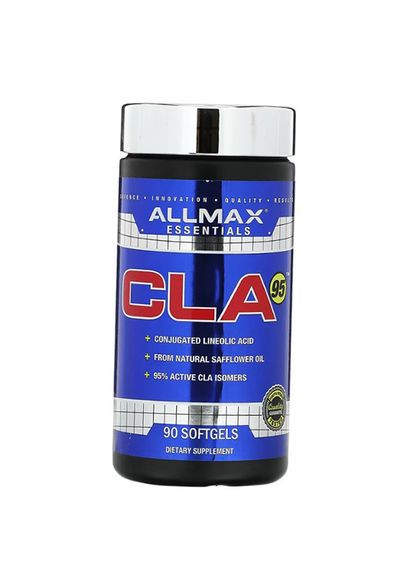 Конъюгированная линолевая кислота, CLA 95, 90капс (02134002) ALLMAX Nutrition (315424967)