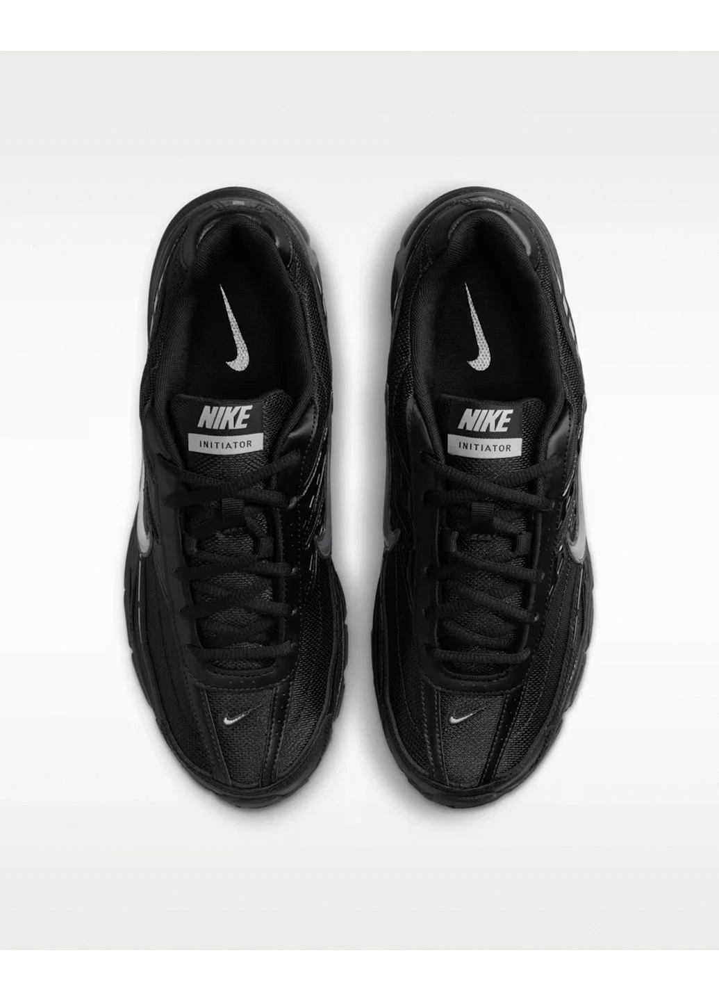 Чорні кросівки чоловічі initiator ib4595-001 літо текстиль чорні всесезон Nike