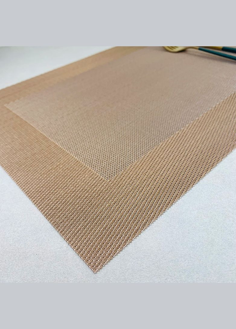 Сервірувальний бронзовий килимок Борт, сет на стіл 30х45см (7-Б) No Brand (334010996)