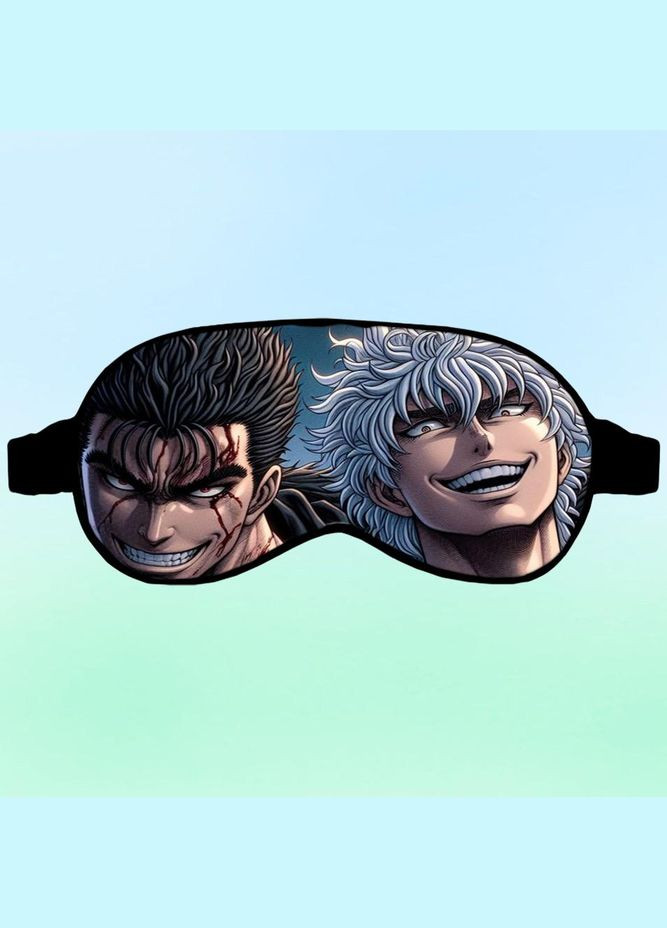 Маска для сна Аниме Берсерк #0003 черная No Brand (315044908)