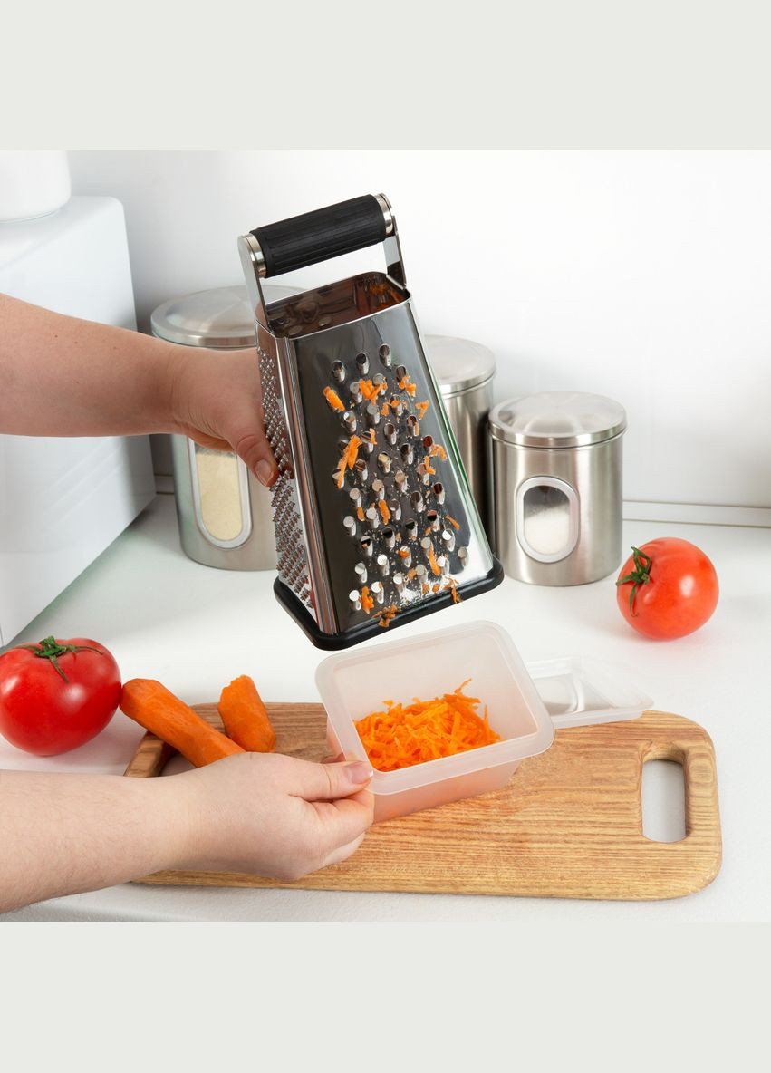 Терка 4сторонняя MY HOME с контейнером (KP20 SS) MVM (301084468)