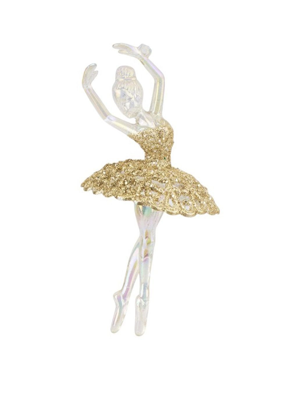 Елочная игрушка «Балерина Волшебная» цвет золотистый CB-00286830 No Brand (365795328)