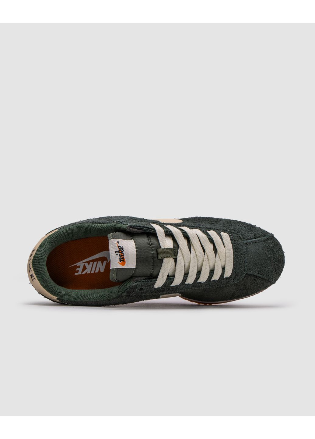КРОССОВКИ ЖЕНСКИЕ NIKE CORTEZ VINTAGE GREEN GUM SUEDE НАЙК КОРТЕЗ No Brand серые демисезоны (367173299)