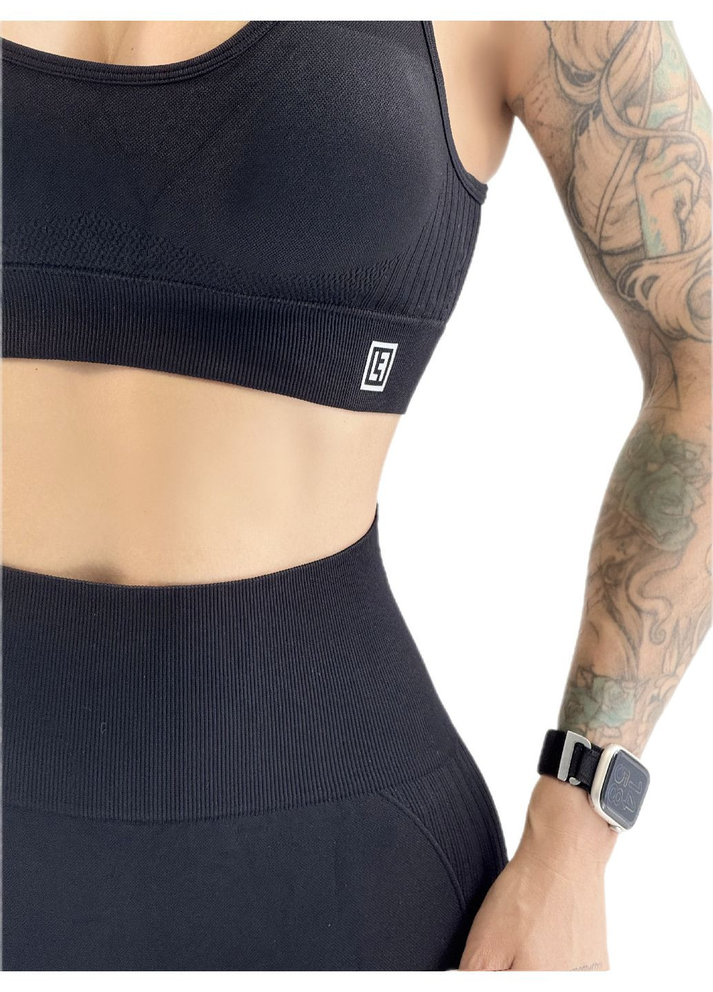 Костюм для фитнеса женский лосины пуш ап и топ LILAFIT (353834746)