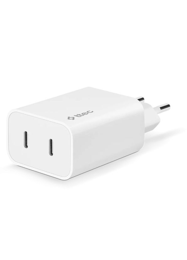 Сетевое зарядное устройство для SmartCharger Duo PD USB-C 40W White (2SCS27B) TTEC (370614668)
