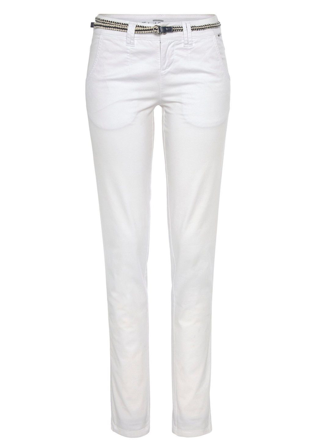 Белые кэжуал демисезонные брюки Classic