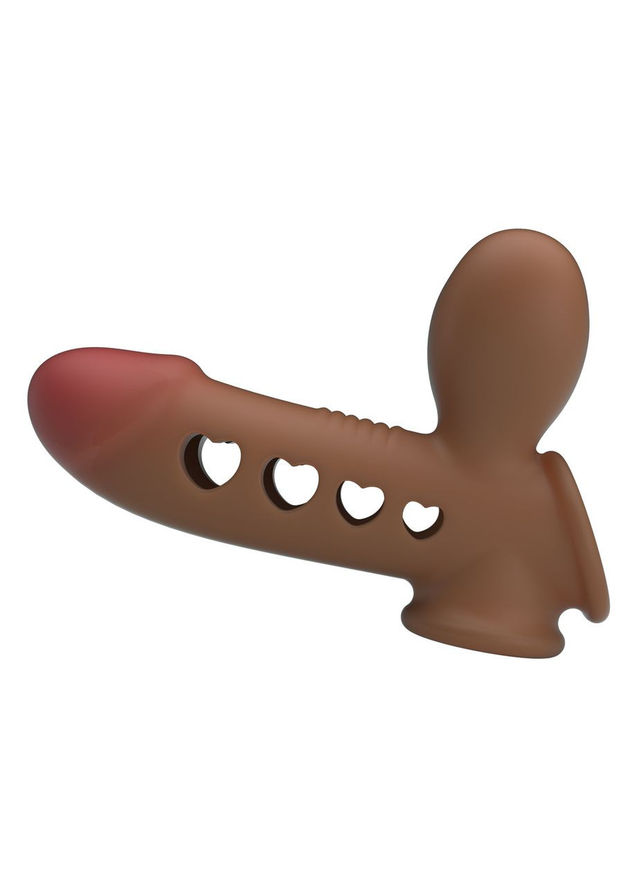 Насадка на член реалистичная Pretty Love Tyronn со стимулирующими выступами, 16.1 х 4.4 см No Brand (361439428)