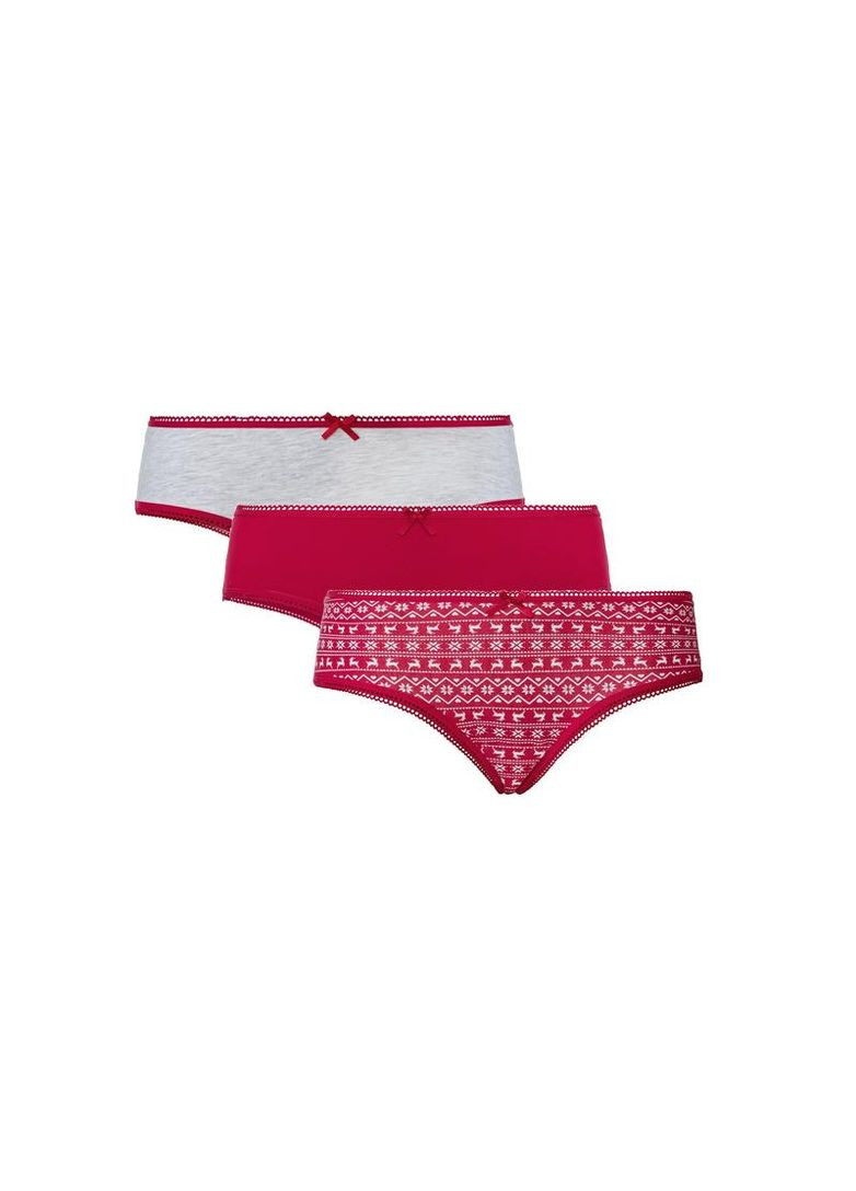 Трусики-хипстеры набор 3 шт. кружевные для женщины LYCRA® 363402 Esmara С гигиенической ластовицей (335009262)