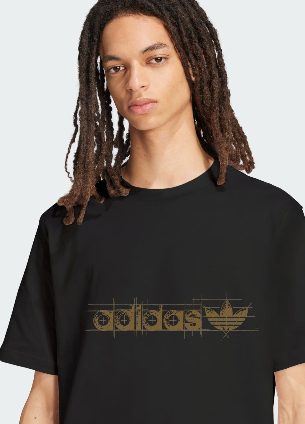 Черная футболка superstar gfx loose adidas