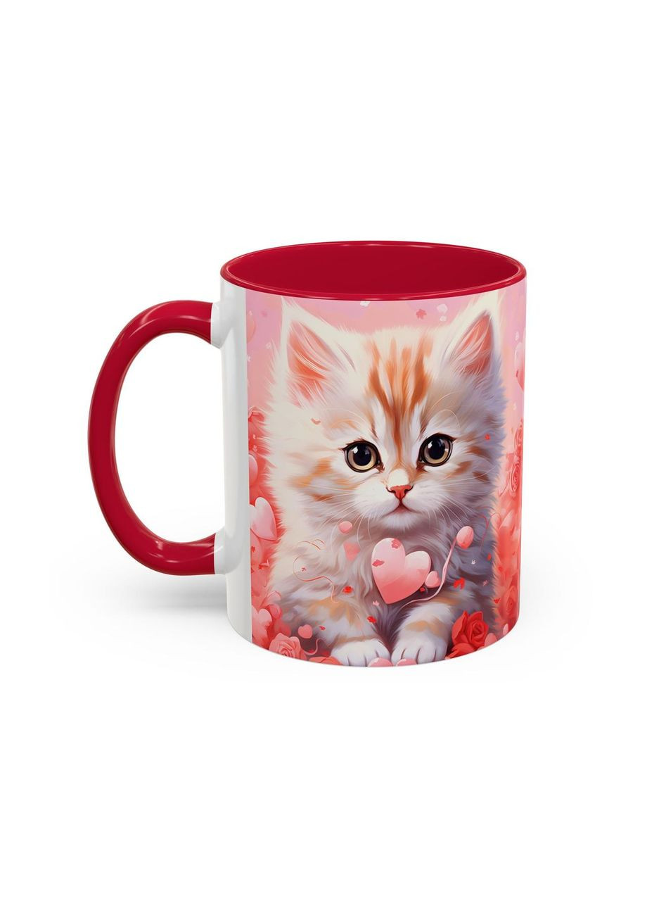 Керамическая чашка с дизайном "Котик"-2 No Brand (368671829)