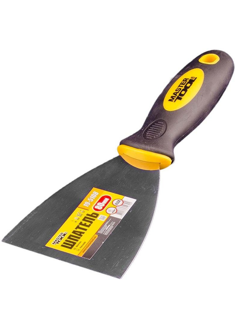Шпатель FLEX, 80 мм, TPR ручка GM (19-5108) Mastertool (322705360)