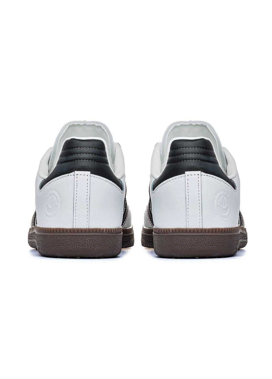 Белые демисезонные кроссовки мужские og white black, вьетнам adidas Samba
