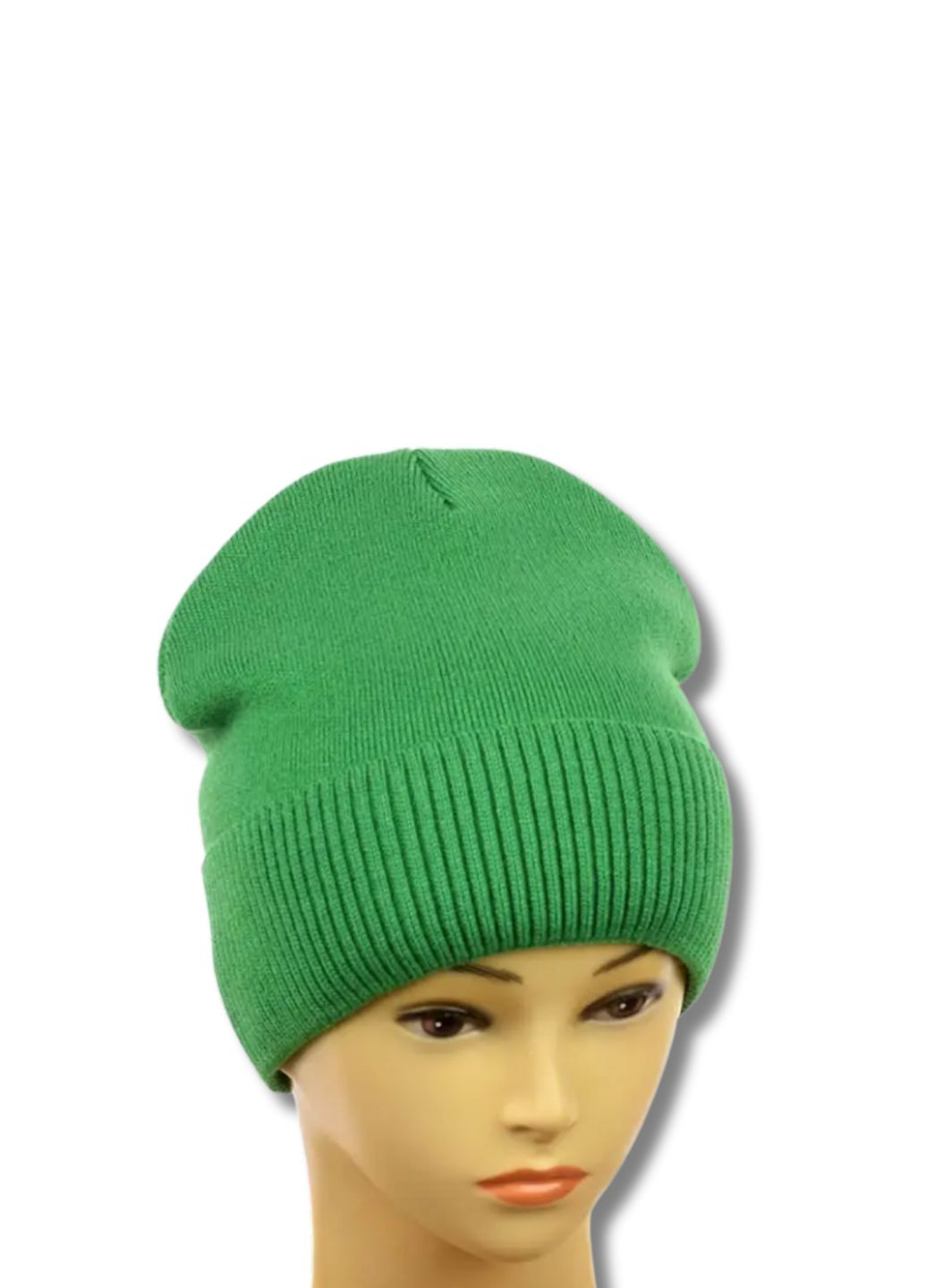 Молодежная зимняя шапка бини на флисе - Маричка No Brand Шапка біні Марічка (339768267)