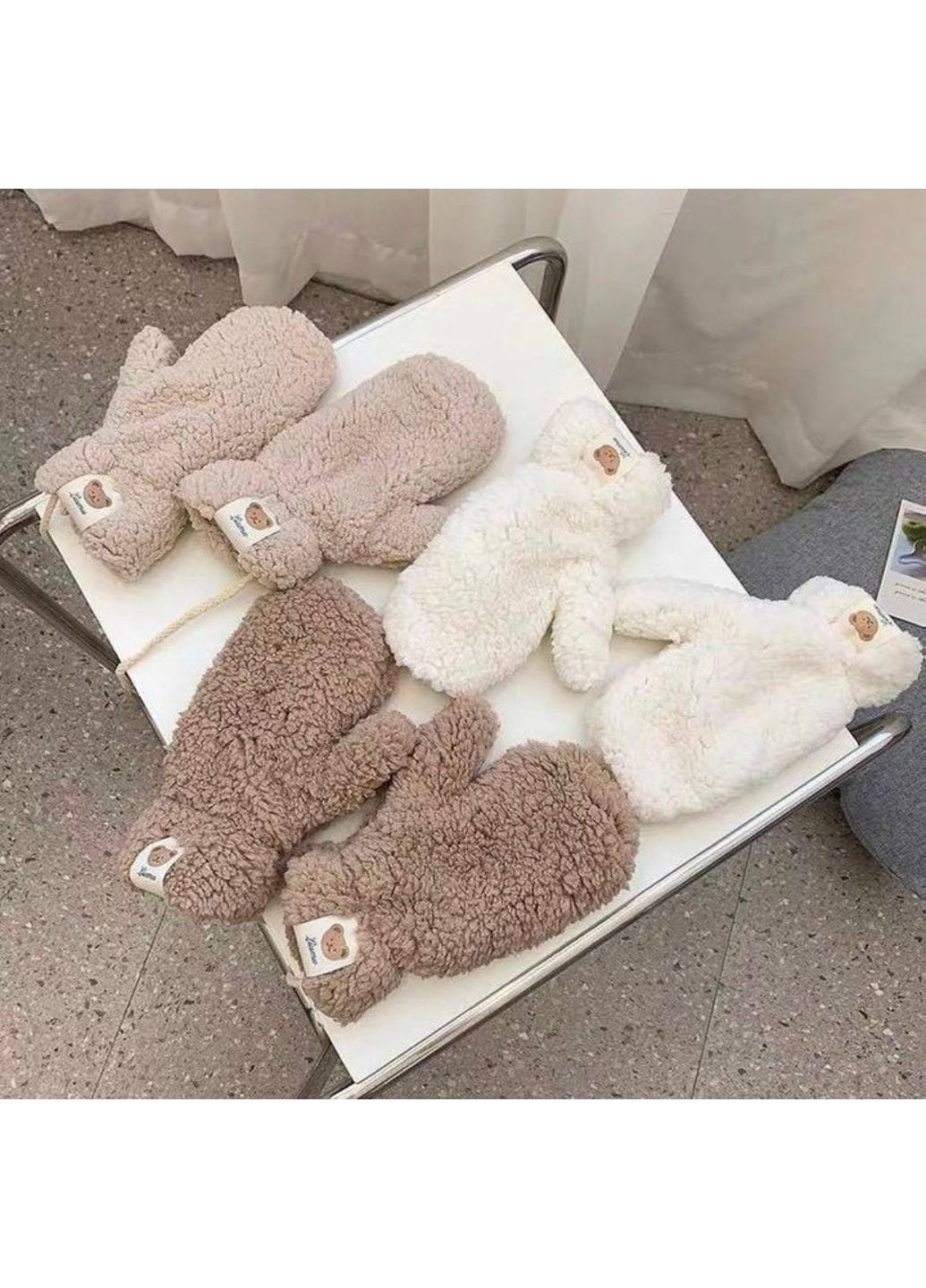 Жіночі рукавички тедді Osoblyva (373072827)