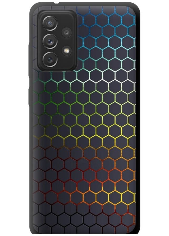 TPU чехол 'Переливающиеся соты' для Endorphone Samsung Galaxy A72 A725F (330611931)